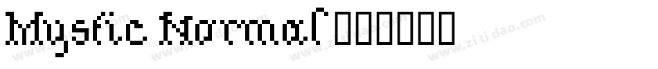 Mystic Normal字体转换